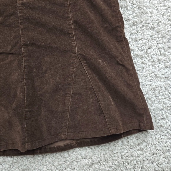 BUM Equipment‎ Mini Skirt Womens 10 Brown Stretch Goblincore Nature Earthy Y2K - Picture 2 of 10